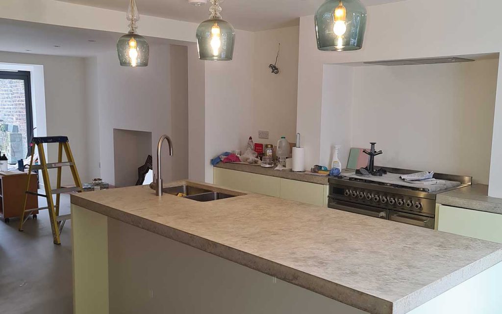 Kitchen lighting and refurb project